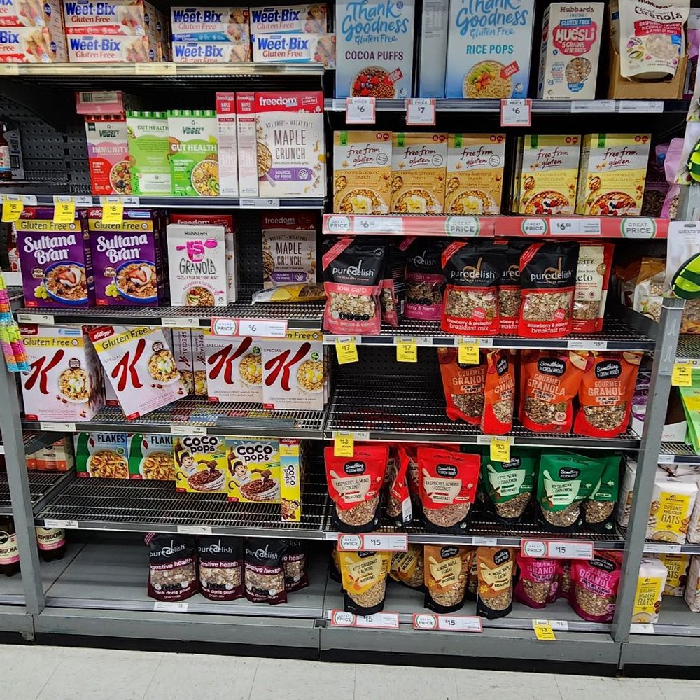 Countdown - Gluten free cereals. February 2023 - Grocery Near Me - Taupo, WKO