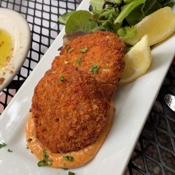 Ambrosia Restaurant & Bar - Crab cakes: absolutely incredible! - Pizza Near Me - Eugene, Oregon