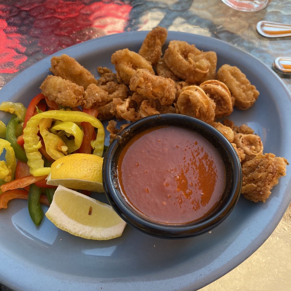 Bistro On the Green - Calamari.  Tasty. - New American Near Me - Mackinac Island, Michigan