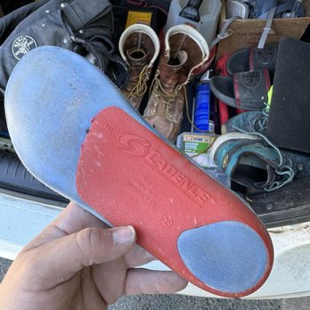 Boot World - Basically, the orange part is what cuts into the original mid sol - Shoe Stores Near Me - Lakewood, California Boot World - Basically, the orange part is what cuts into the original mid sol - Shoe Stores Near Me - Lakewood, California