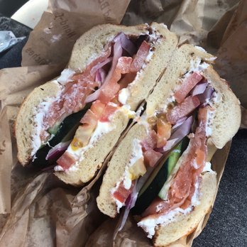 Noah's NY Bagels - Lox bagel sandwich included choice of chips for $8.25 - Sandwiches Near Me - El Segundo, California Noah's NY Bagels - Lox bagel sandwich included choice of chips for $8.25 - Sandwiches Near Me - El Segundo, California