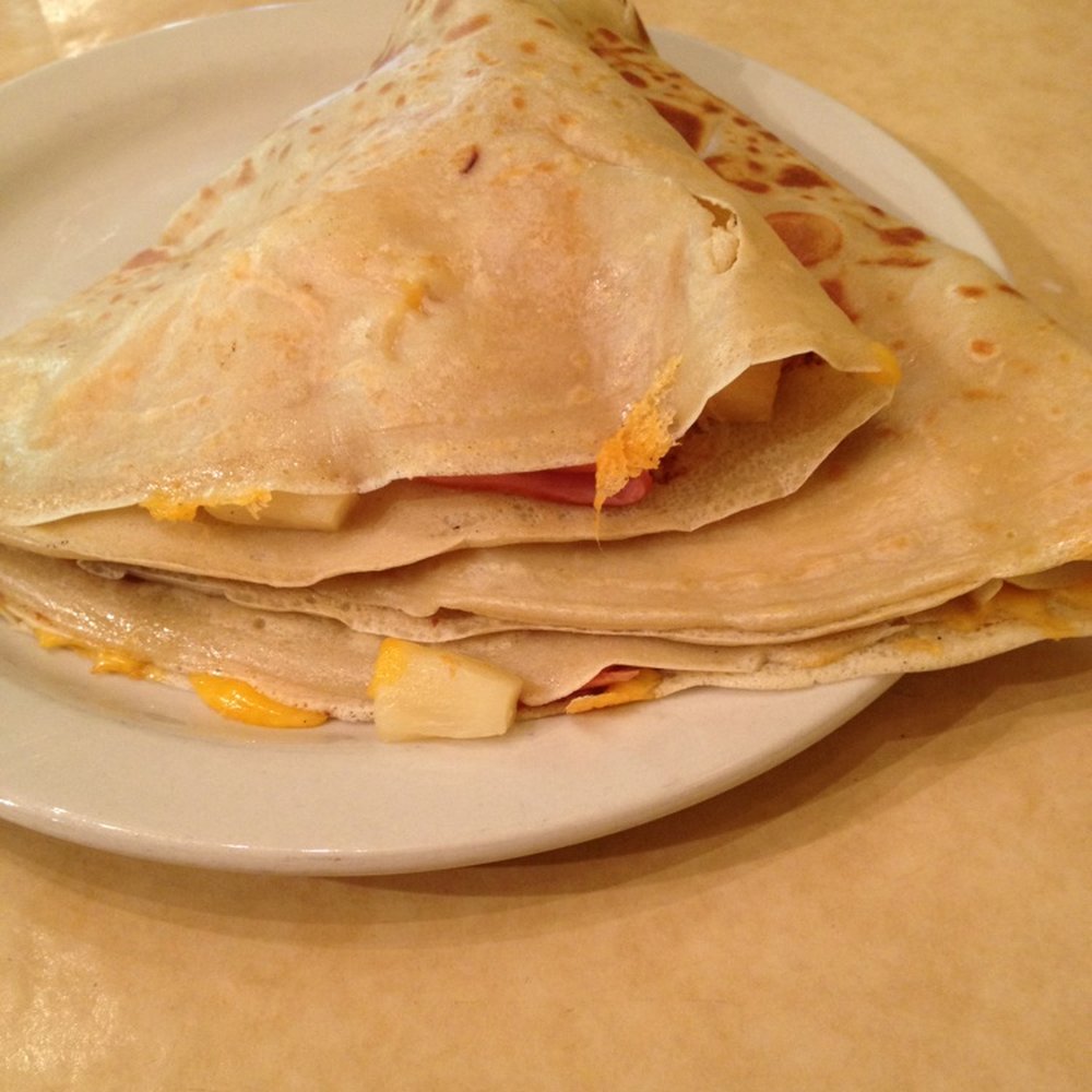 AB Crepes - Ham and pineapple crepe. - Creperies Near Me - Bellingham, Washington