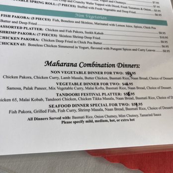 Maharana Indian Restaurant - Meals for 2 - Indian Near Me - Madison, Wisconsin Maharana Indian Restaurant - Meals for 2 - Indian Near Me - Madison, Wisconsin