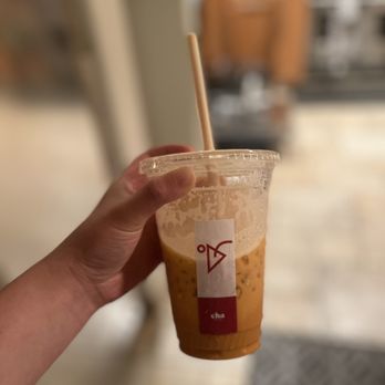 Cha Thai Tea - Cha Thai Milk Tea Less Sweet - Bubble Tea Near Me - Berkeley, California