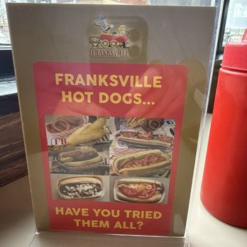 Franksville - Hot dog choices - Fast Food Near Me - Chicago, Illinois