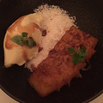 NOPI - Roasted pineapple w/ macadamia and coconut ice cream - Mediterranean Near Me - London, XGL NOPI - Roasted pineapple w/ macadamia and coconut ice cream - Mediterranean Near Me - London, XGL
