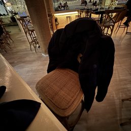 The only picture I got was of the tall chairs ‍