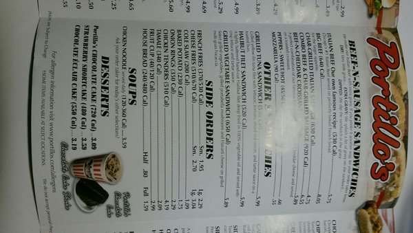 Menu photo 6 Portillo's Greenfield Greenfield, WI Menu photo 6 Portillo's Greenfield Greenfield, WI