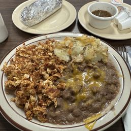 Chorizo with eggs