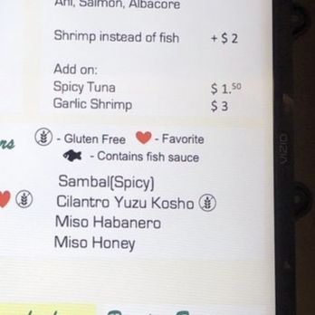 Pokestuf - It says shrimp instead of fish 2$ and Garlic Shrimp 3$ Very confusing menu - Hawaiian Near Me - Alhambra, California