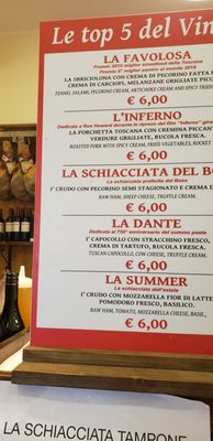Menu photo 6 All'Antico Vinaio - Roma Rome, RM