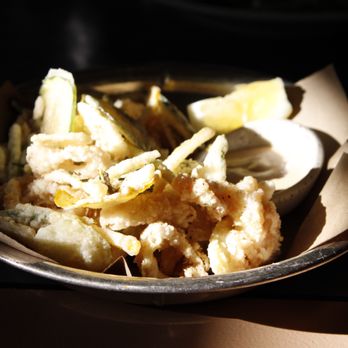 Osteria Radisa - Fritto Misto with roasted tomato aïoli - Italian Near Me - Brooklyn, New York Osteria Radisa - Fritto Misto with roasted tomato aïoli - Italian Near Me - Brooklyn, New York