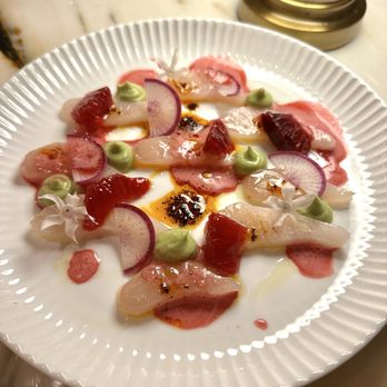 Sky Room - Hiramasa Kingfish Crudo was stellar! - American Near Me - Long Beach, California Sky Room - Hiramasa Kingfish Crudo was stellar! - American Near Me - Long Beach, California