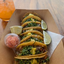 Taco plate of 8