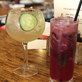 Kapow Noodle Bar - Hendricks Dugan & Dame Cucumber and Blueberry Lavender Mojito - Asian Fusion Near Me - Boca Raton, Florida Kapow Noodle Bar - Hendricks Dugan & Dame Cucumber and Blueberry Lavender Mojito - Asian Fusion Near Me - Boca Raton, Florida