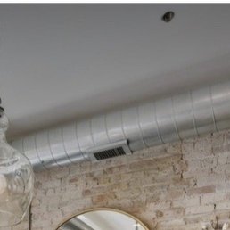 Ductwork before paint. Ductwork before paint.