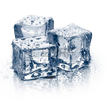 Holmes Ice - three ice cubes on a white background - Water Stores Near Me Holmes Ice - three ice cubes on a white background - Water Stores Near Me