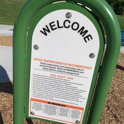 Centennial Park - Welcome sign