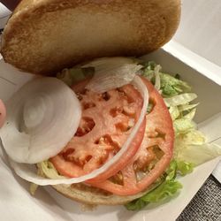 Freddy's Frozen Custard & Steakburgers - No meat and the lettuce is brown