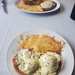 Country Kitchen on Main - Eggs Benedict and the country kitchen special with toast