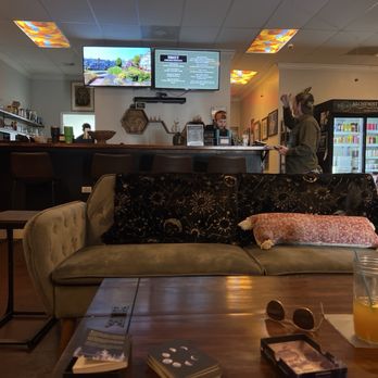 Alchemist Kava - Bar area and the middle coffee table - Coffee & Tea Near Me - Naples, Florida