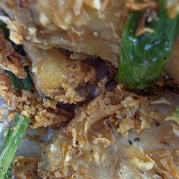 Garlic chicken wings colder than the heart who packed it for me.