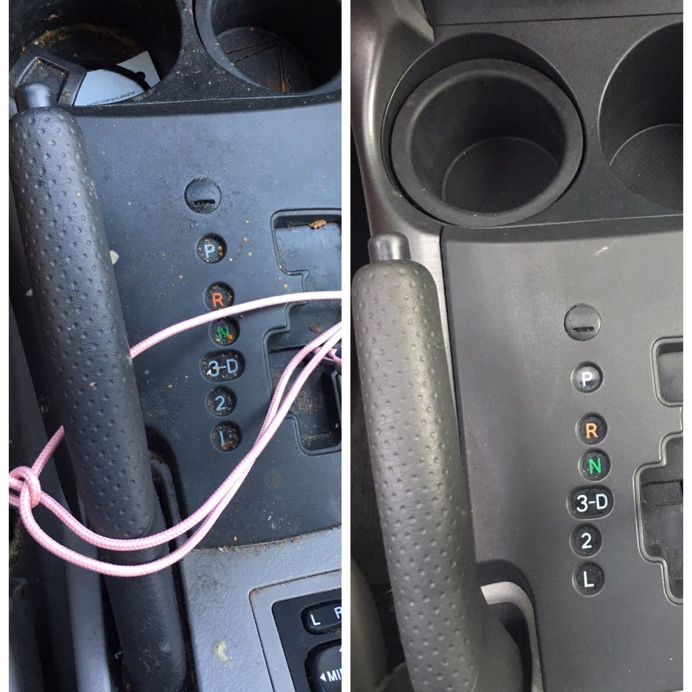Before and after! I dropped my car off today and looks great on the inside :)