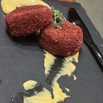izanami - Roasted beet & shiso croquettes - Tapas/Small Plates Near Me - Santa Fe, New Mexico