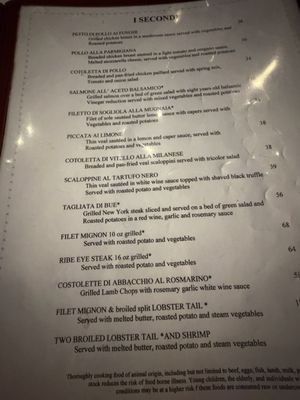 Menu photo 1 Luna Rossa Henderson, NV