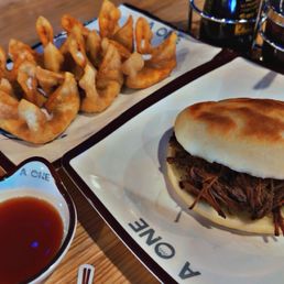 Crab Rangoon and the Chinese burger Crab Rangoon and the Chinese burger