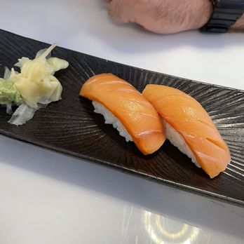 Hokkaido - smoked salmon nigiri - Sushi Bars Near Me - Sneads Ferry, North Carolina Hokkaido - smoked salmon nigiri - Sushi Bars Near Me - Sneads Ferry, North Carolina