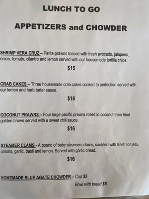 Menu photo 3 Blue Agate Cafe Oceanside, OR Menu photo 3 Blue Agate Cafe Oceanside, OR