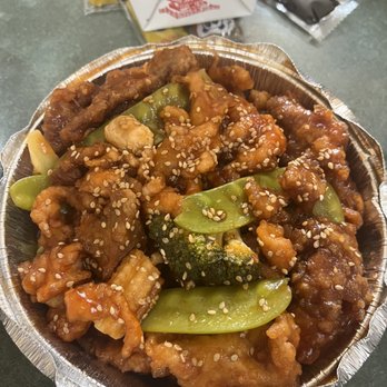 South China Restaurant - Triple sesame, made with chicken, shrimp and beef - Chinese Near Me - Cooper City, Florida South China Restaurant - Triple sesame, made with chicken, shrimp and beef - Chinese Near Me - Cooper City, Florida