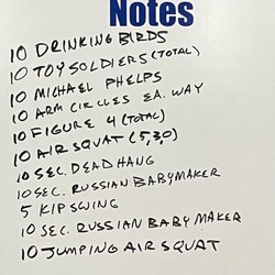 Crossfit Toledo - An example of the warmup. Takes the first (about) 10 minutes of class.