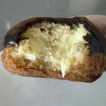 Beacon Doughnuts - Inside of Boston cream - I will be dreaming of this donut - Donuts Near Me - Chicago, Illinois Beacon Doughnuts - Inside of Boston cream - I will be dreaming of this donut - Donuts Near Me - Chicago, Illinois