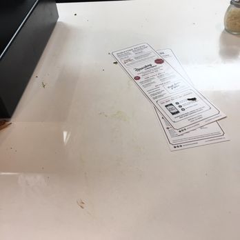 The Pizza Press - Front area to pay is dirty and sticky. No one wipes it down. - Salad Near Me - Irvine, California The Pizza Press - Front area to pay is dirty and sticky. No one wipes it down. - Salad Near Me - Irvine, California