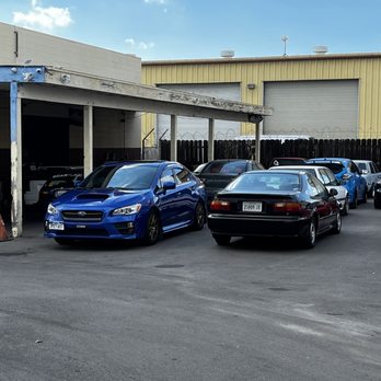 Cartune Auto Repair - Subi WRX awaiting work. A lot of imports which looked like this shop specializes in. - Auto Repair Near Me - San Diego, California Cartune Auto Repair - Subi WRX awaiting work. A lot of imports which looked like this shop specializes in. - Auto Repair Near Me - San Diego, California