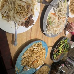 Golden Palace Chinese Restaurant - Family Dinner A Broccoli Beef Chicken Chop Suey Egg Fried Rice Chow mein