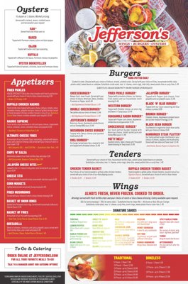 Menu photo 2 Jefferson's Calhoun, GA Menu photo 2 Jefferson's Calhoun, GA