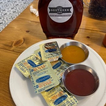 The Southern Cafe - Warm Syrup with raspberry and apricot jam - Southern Near Me - Roselle, Illinois The Southern Cafe - Warm Syrup with raspberry and apricot jam - Southern Near Me - Roselle, Illinois