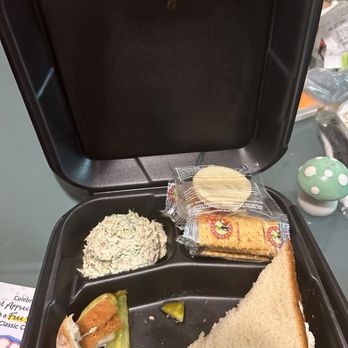 Chicken Salad Chick - Roach crawling out of the stack of crackers. - Sandwiches Near Me - Tampa, Florida