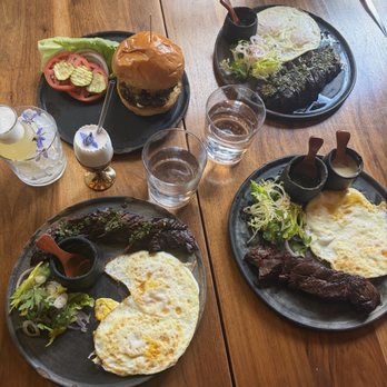 Porzana - Flora Double Cheeseburger Steak and Eggs -- Grain Finished Hanger - Steakhouses Near Me - Minneapolis, Minnesota