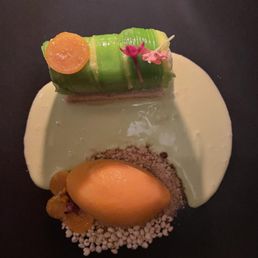 celery, kumquat, & lemongrass melon sorbet