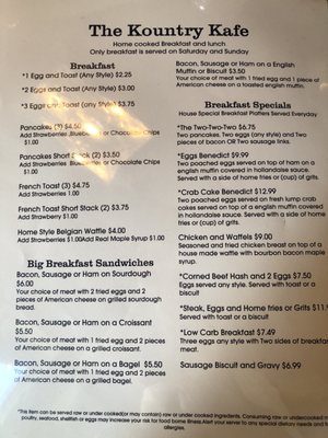 Menu photo 6 Kountry Kafe Vidalia, GA