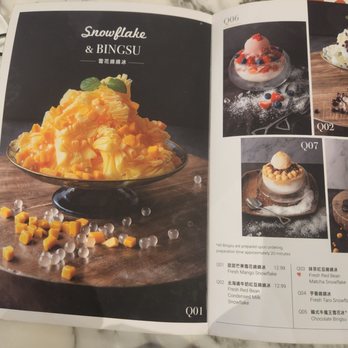 Petit Potato - Bingsu dessert menu - Taiwanese Near Me - Toronto, Ontario