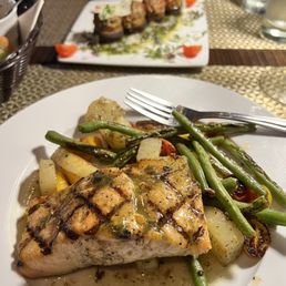 Summer salmon and appetizers. Summer salmon and appetizers.