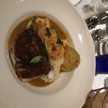 Max Fish - Blackened cod with shrimp and grits. - Seafood Near Me - Glastonbury, Connecticut