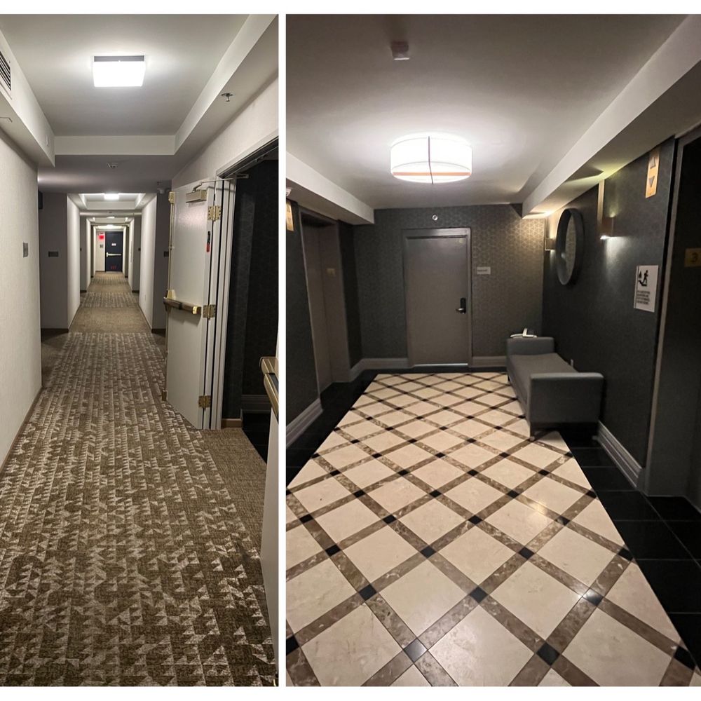 Hilton Pasadena - Hallway and elevator lobby - Hotels Near Me - Pasadena, California Hilton Pasadena - Hallway and elevator lobby - Hotels Near Me - Pasadena, California