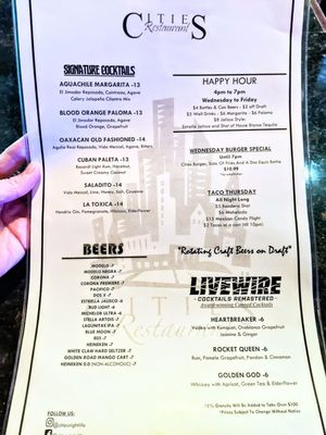 Menu photo 3 Cities Restaurant Los Angeles, CA