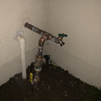 Sinacori Plumbing - New water main, with pressure regulator and hose bib. Beautiful job guys! - Plumbing Near Me - Simi Valley, California Sinacori Plumbing - New water main, with pressure regulator and hose bib. Beautiful job guys! - Plumbing Near Me - Simi Valley, California